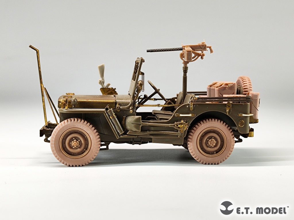 E.T. Model P35-156 U.S.Army Jeep Willys MB 1/4-ton 4x4 Truck Sagged Wheels 1/35 – zdjęcie 9