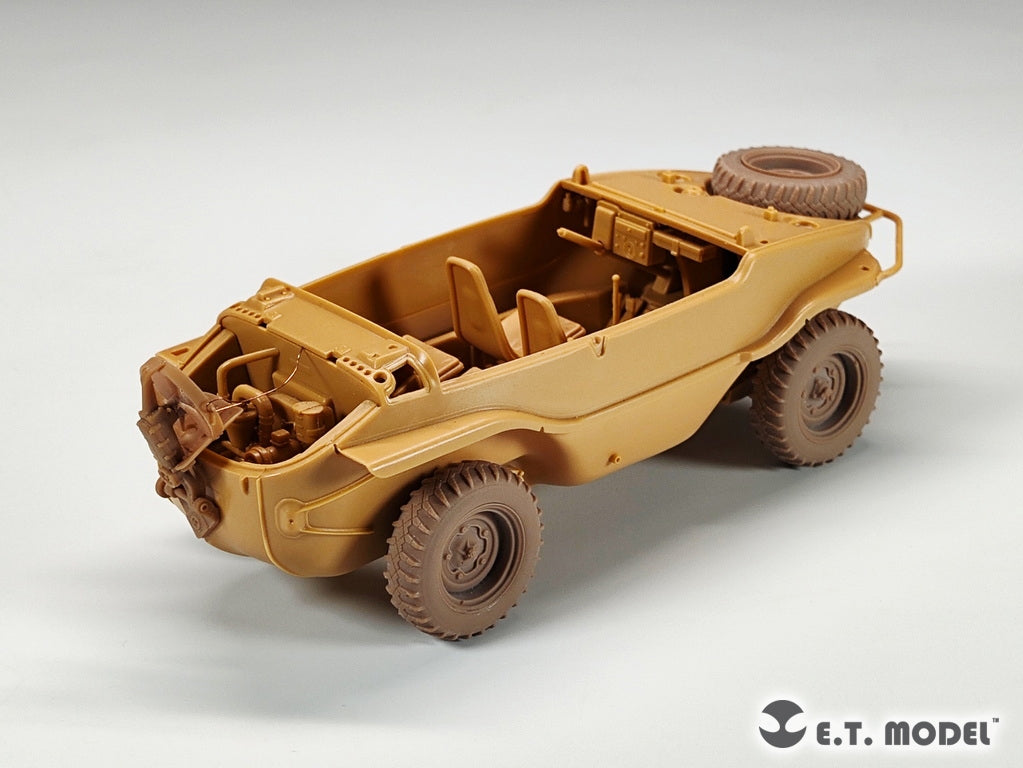 E.T. Model P35-136 WWII German Schwimmwagen Type166 Sagged wheels Wide For TAMIYA Kit 1/35 – zdjęcie 8