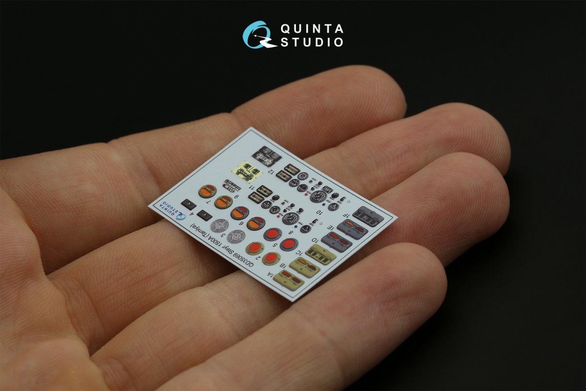 Quinta Studio QD35069 Steyr 1500A 3D-Printed &amp;amp; coloured Interior on decal paper (Tamiya) 1/35 – zdjęcie 4