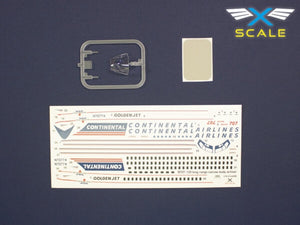 X-Scale 144008 B707-124 Long Range Narrow Body Airliner Continental 1/144 – zdjęcie 4