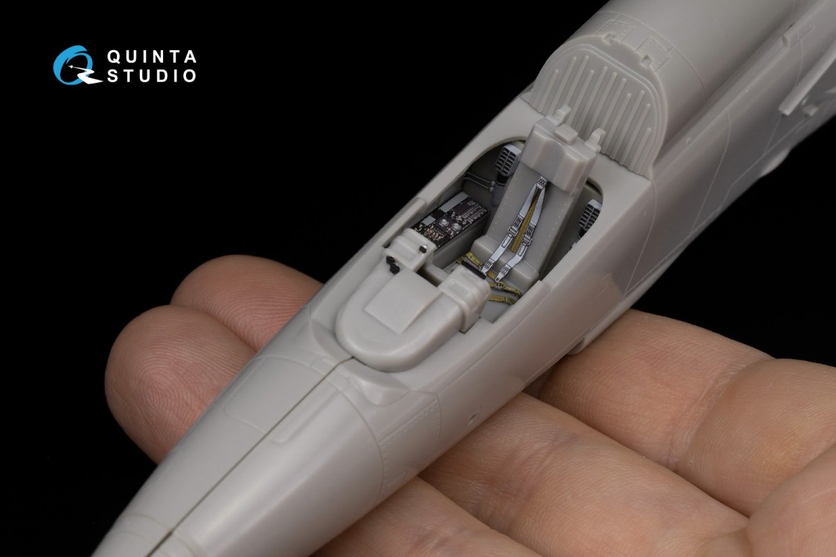 Quinta Studio QD48064 Mitsubishi F-1 3D-Printed &amp;amp; coloured Interior on decal paper (Hasegawa) 1/48 – immagine 10