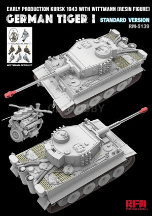 Rye Field Model 5139 Tiger I Early Production Wittmann Kursk 1943 Standart Version 1/35 – zdjęcie 2