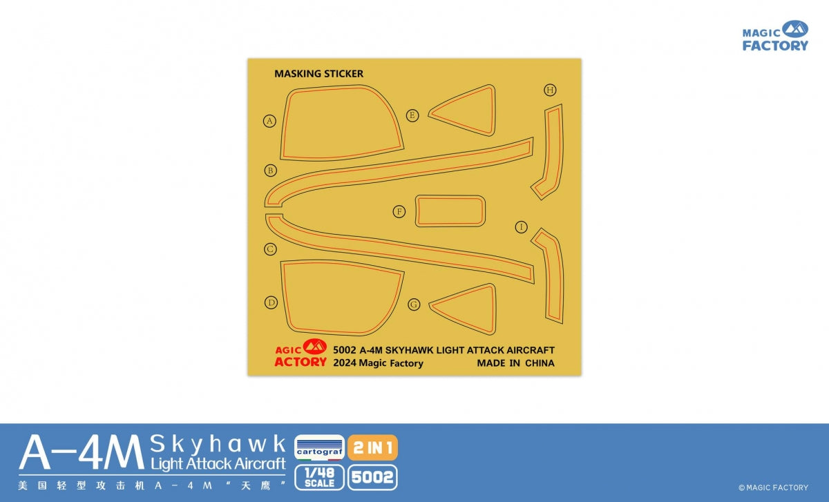 Magic Factory 5002 A-4M Skyhawk Light Attack Aircraft 2 in 1 1/48 – zdjęcie 6