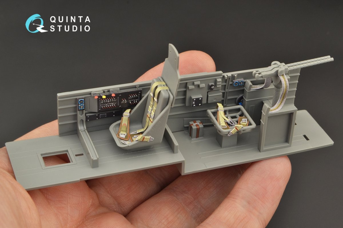 Quinta Studio QD35054 Ju 87G 3D-Printed &amp;amp; coloured Interior on decal paper ( Border Model ) 1/35 – zdjęcie 4