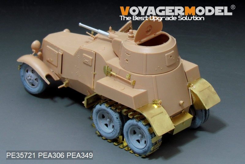 Voyager Model PE35721 WWII Soviet BA-10 Armored Vehicle Basic (For HobbyBoss 83840) 1/35 – image 3