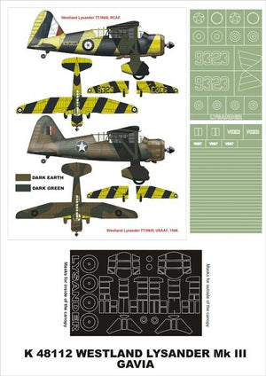 Montex K48112 Lysander III 1/48