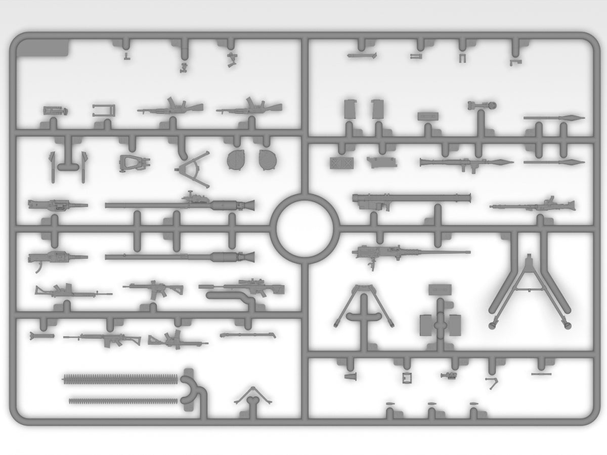 ICM 35749 Infantry weapons and chevrons Armed Forces of Ukraine 1/35 – image 4
