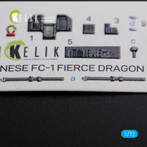 KELIK K72101 Chinese FC-1 Fierce Dragon interior 3D decals for Trumpeter kit 1/72 – Bild 5