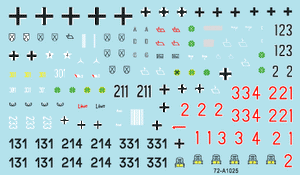 Star Decals 72-A1025 German tanks in Italy # 5. Cassino 1944. 1/72 – image 3