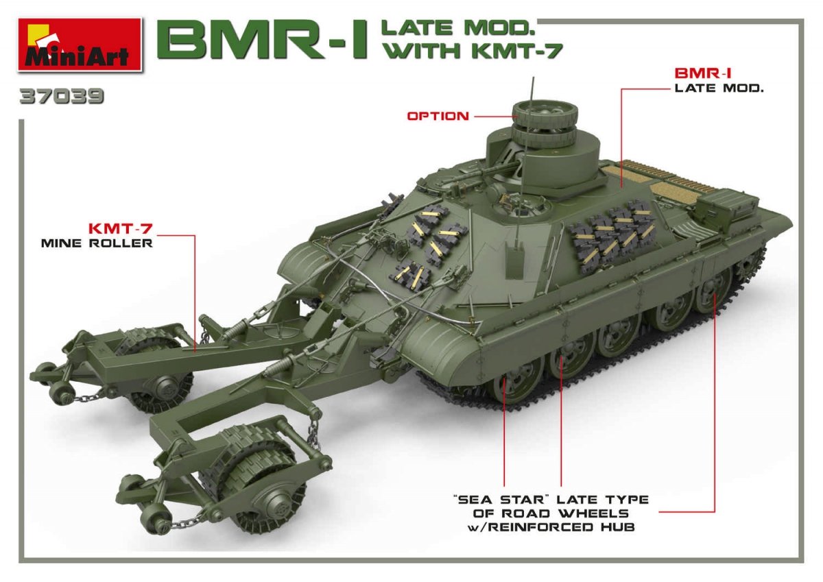 MiniArt 37039 BMR-1 Late Mod. with KMT-7 1/35 – zdjęcie 17