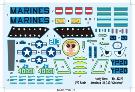 Hobby Boss 87222 American UH-34D Choctaw 1/72 – image 3