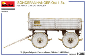 MiniArt 35487 Sonderanhanger 0st 1,5T. German Cargo Trailer 1/35 – zdjęcie 5