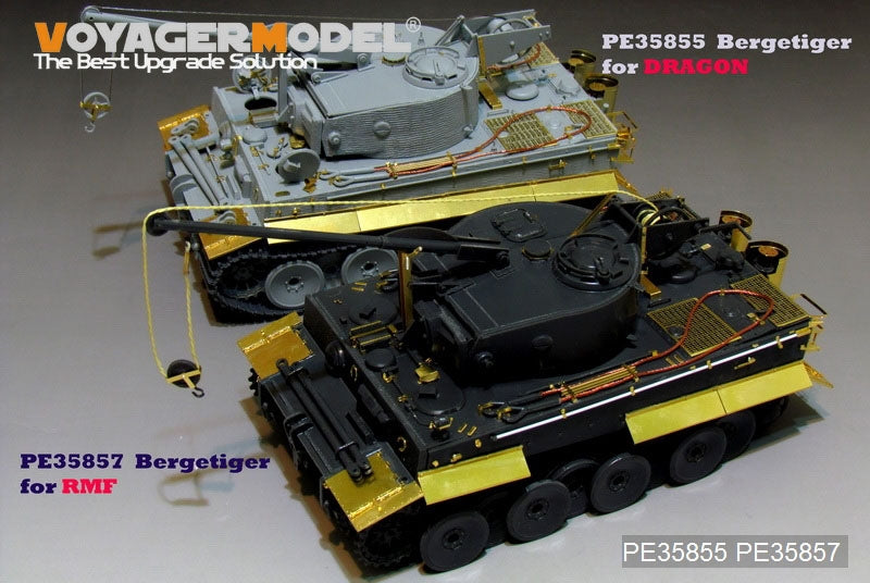 Voyager Model PE35855 WWII German Bergepanzer Tiger I basic For DRAGON 6850 1/35 – zdjęcie 15