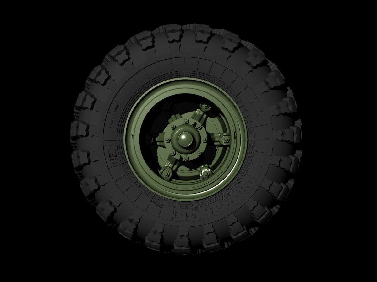 Panzer Art RE35-616 KRAZ-255B road wheels 1/35 – immagine 2