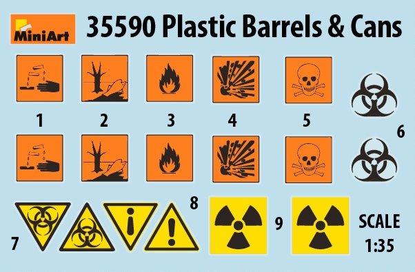 MiniArt 35590 Plastic Barrels &amp;amp; Cans 1/35 – zdjęcie 5