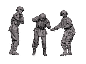Glowel Miniatures 35061 WSS Howitzer Crew (3 Figures, 3D Printed) 1/35