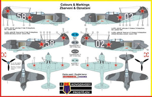 Kovozavody Prostejov KPM0036 LAVOCKIN LA-5FN SNP 1/72 – zdjęcie 2