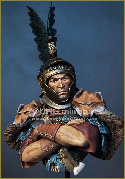Young Miniatures YH1842 Roman Cavalry Officer - 3rd Century after Christ German1/10 – zdjęcie 2