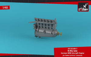 Armory Models ACA4817 German WWI Aircraft Engine mod. D.IIIa 1/48 – zdjęcie 3