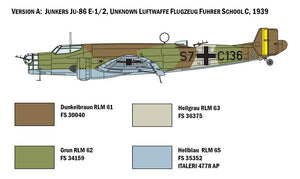 Italeri 1391 JU 86 E1/E2 1/72 – imagen 3