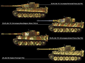 Academy 13287 GERMAN TIGER I Ver. MID 1/35 – zdjęcie 4