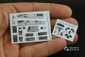 Quinta Studio QD72034 F-15E 3D-Printed &amp;amp; coloured Interior on decal paper (GWH) 1/72 – zdjęcie 13