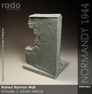 RADO Miniatures RDM35B02 Ruined Norman Wall 1/35 – image 3