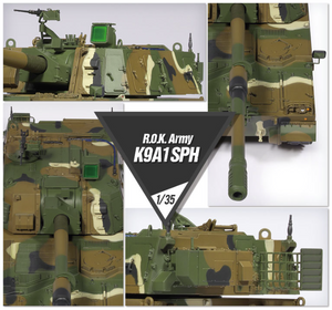 Academy 13561 ROK Army K9A1 155mm Self-Propelled Howitzer 1/35 – zdjęcie 3