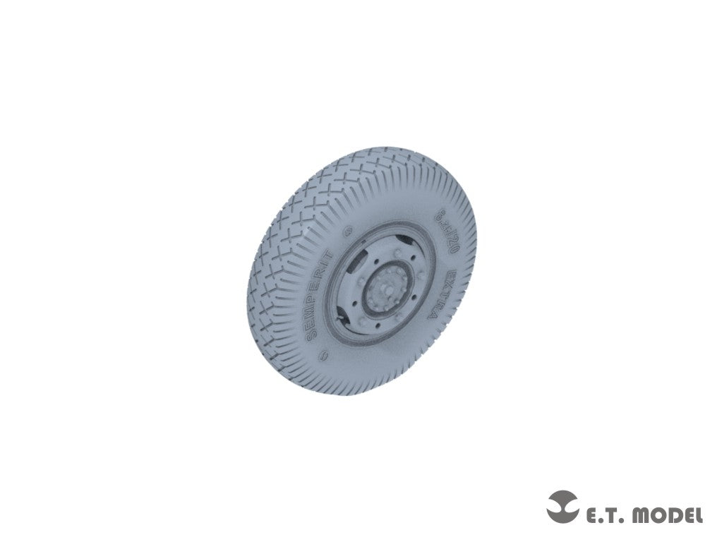 E.T. Model P35-108 WWII German Sd.Kfz.234 Large Diameter Weighted Wheels Type.8 1/35 – zdjęcie 4