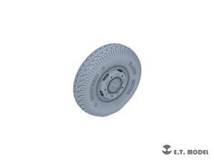 E.T. Model P35-108 WWII German Sd.Kfz.234 Large Diameter Weighted Wheels Type.8 1/35 – zdjęcie 4