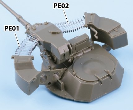 AFV Club AG35059 Ammo Feed Chute PE For Wiesel 1A1/A3 Mk20 1/35 – zdjęcie 2