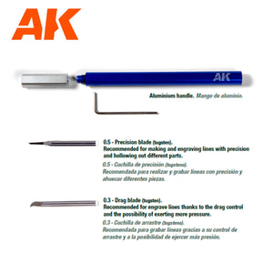 AK Interactive AK9321 TUNGSTEN STEEL ENGRAVING SCRIBER – zdjęcie 3