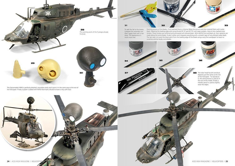 AK Interactive AK2916 ACES HIGH ISSUE 09 HELLICOPTERS (English) – zdjęcie 6