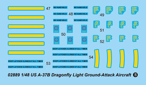 Trumpeter 02889 US A-37B Dragonfly Light Ground-Attack Aircraft 1/48 – zdjęcie 5