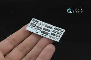 Quinta Studio QD35163 ZiL-130 3D-Printed &amp;amp; coloured Interior on decal paper (Zvezda) 1/35 – zdjęcie 6