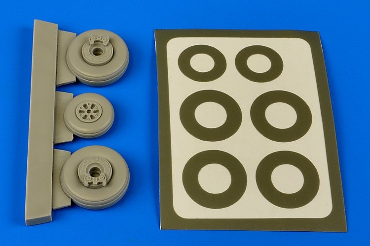 Aires 4614 OV-1 Mohawk wheels &amp;amp; paint masks 1/48 Roden