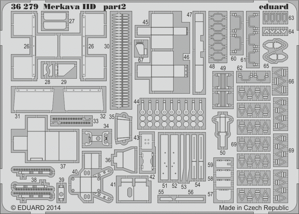 Eduard 36279 Merkava IID 1/35 ACADEMY – zdjęcie 2