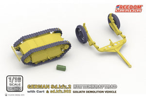 Freedom 16002 GERMAN SD.KFZ.2 KETTENKRAFTRAD &amp;amp; SD.KFZ.302 GOLIATH DEMOLITION VEHICLE 1/16 – image 7