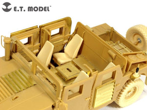 E.T. Model E35-076 US ARMY M1114 HUMVEE High Back Seats (For BRONCO Kit) 1/35 – zdjęcie 2