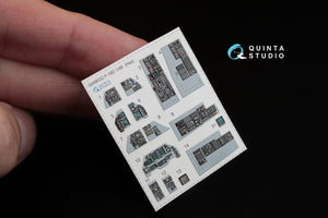 Quinta Studio QD48032 F-16D 3D-Printed &amp;amp; coloured Interior on decal paper (for Hasegawa kit) 1/48 – zdjęcie 3