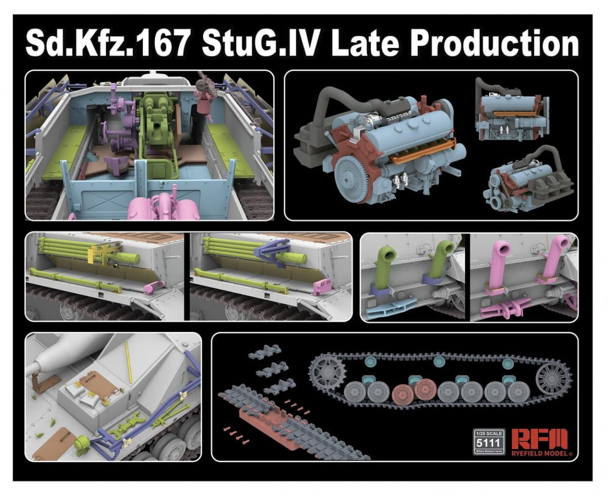 Rye Field Model 5111 Sd.Kfz. 167 StuG.IV Late Production 1/35 – zdjęcie 3