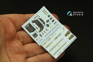 Quinta Studio QD32191 Bf 109G-14 3D-Printed colored Interior on decal paper (Zoukei Mura SWS) 1/32 – image 5
