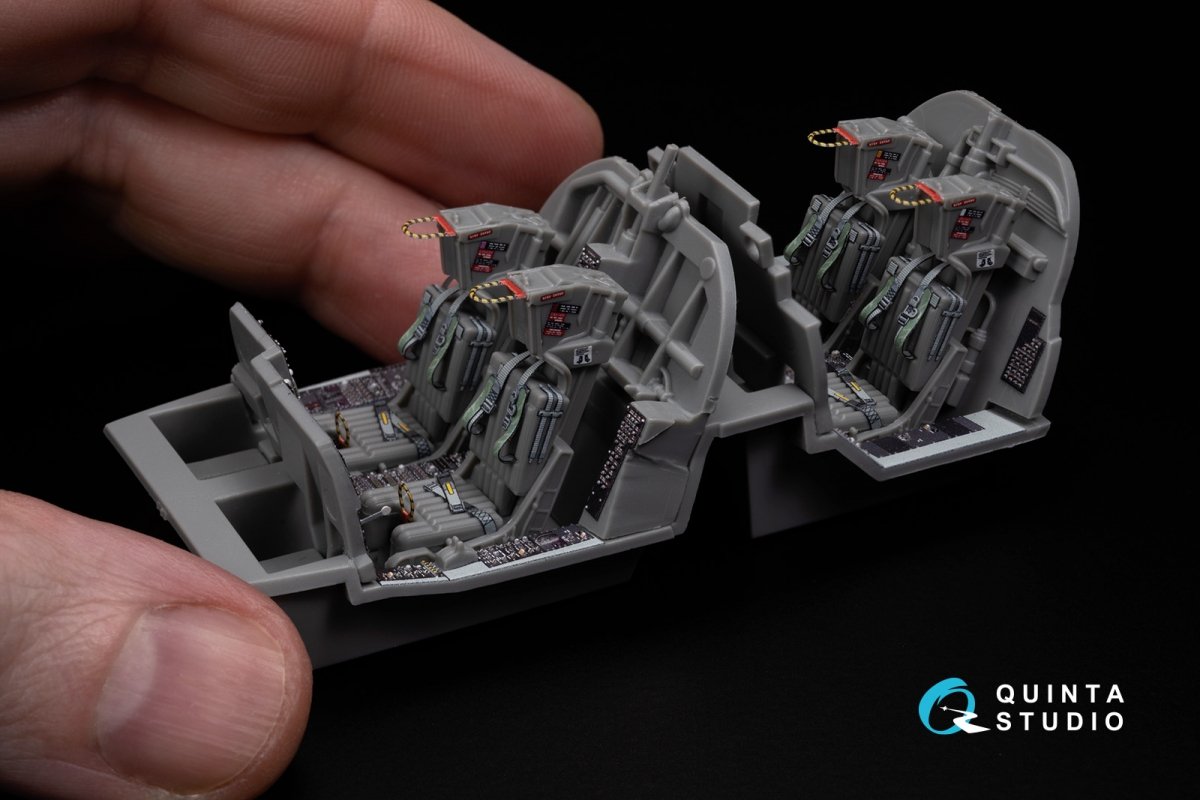 Quinta Studio QD48270 EA-6B Prowler (ICAP II) 3D-Printed &amp;amp; coloured Interior on decal paper (Kinetic) 1/48 – zdjęcie 16