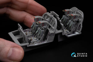 Quinta Studio QD48270 EA-6B Prowler (ICAP II) 3D-Printed &amp;amp; coloured Interior on decal paper (Kinetic) 1/48 – zdjęcie 16