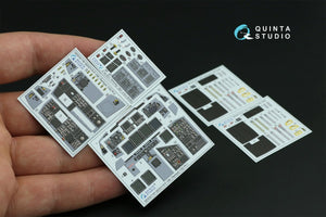 Quinta Studio QD32119 F-15E 3D-Printed &amp;amp; colored Interior on decal paper (Tamiya) 1/32 – image 9
