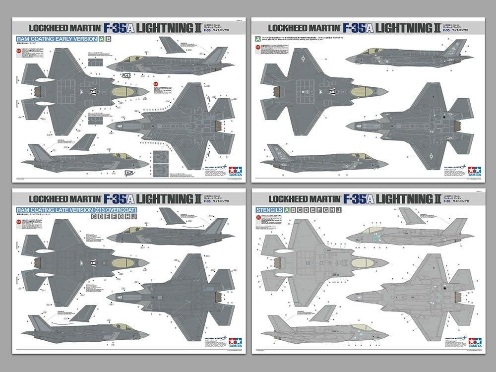 Tamiya 61124 Lockheed Martin F-35A Lightning II 1/48 – image 20
