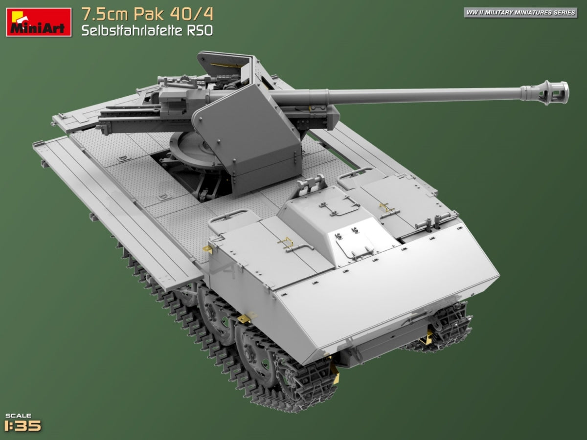 MiniArt 35483 7.5cm Pak 40/4. Selbstfahrlafette RSO 1/35 – zdjęcie 9