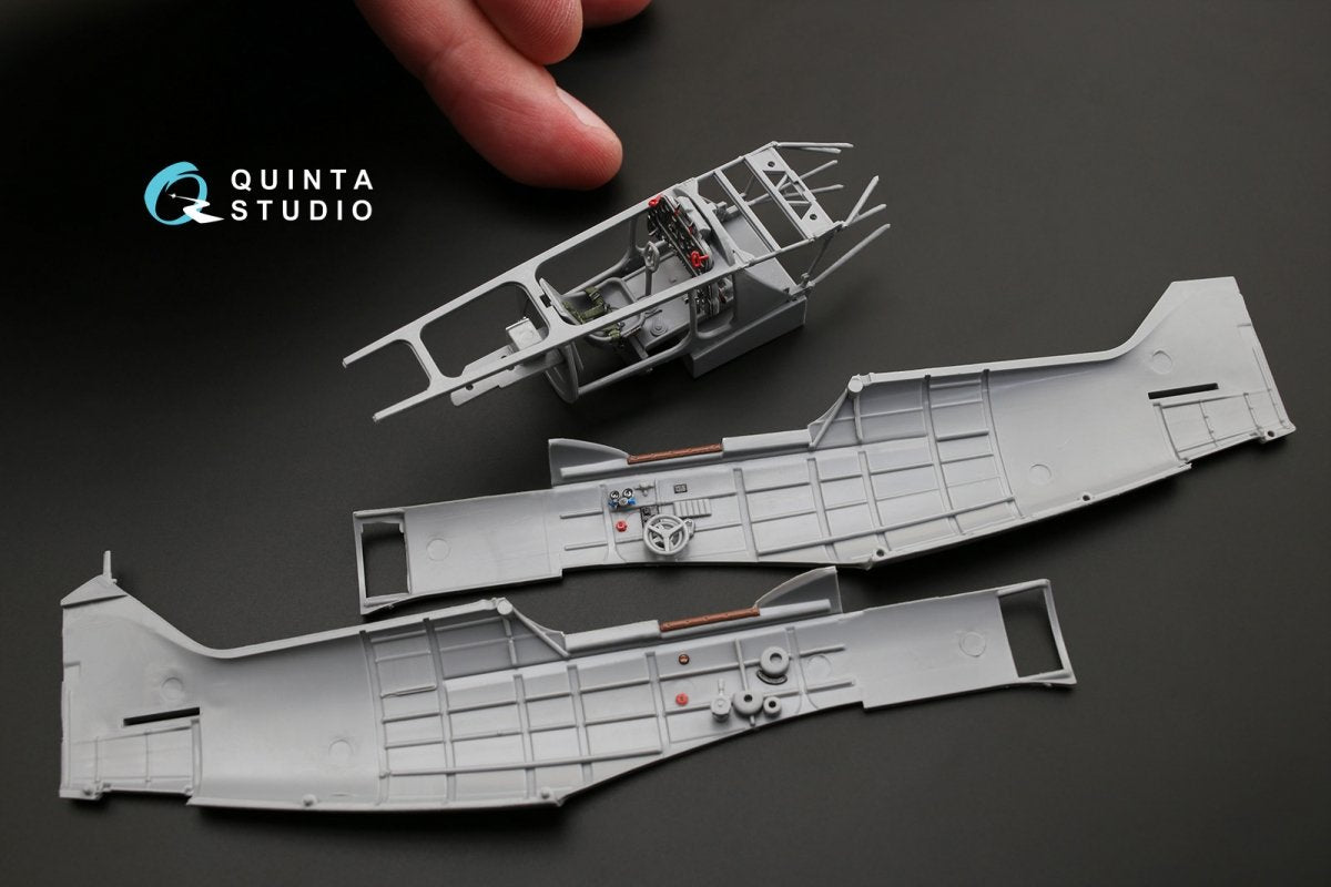 Quinta Studio QD48066 La-5FN 3D-Printed &amp;amp; coloured Interior on decal paper (for Zvezda kit) 1/48 – zdjęcie 6