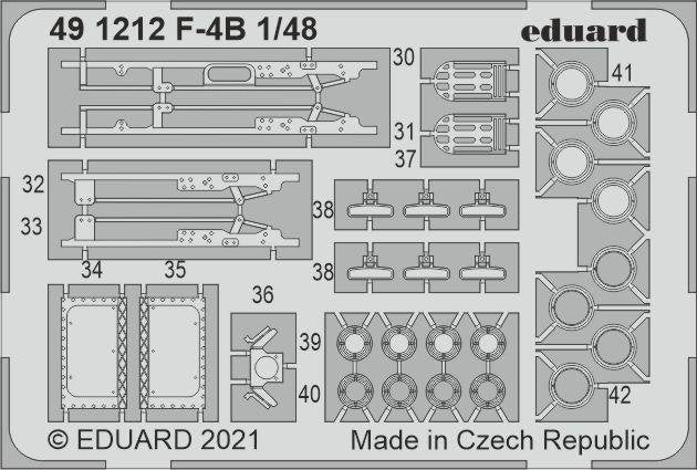 Eduard 491212 F-4B TAMIYA 1/48 – zdjęcie 2