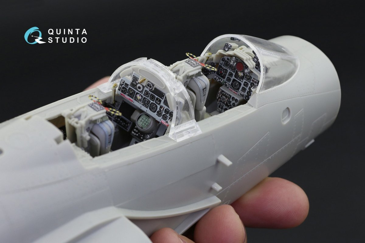 Quinta Studio QD32036 F-4D 3D-Printed &amp;amp; coloured Interior on decal paper (Tamiya) 1/32 – zdjęcie 2